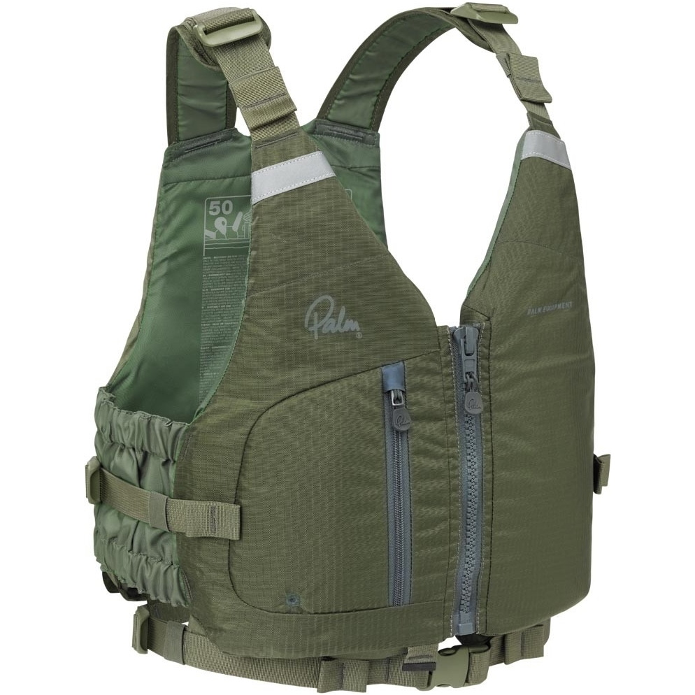 2026 Palm Meander Touring Kayak PFD Buoyancy Aid 12641 - Olive